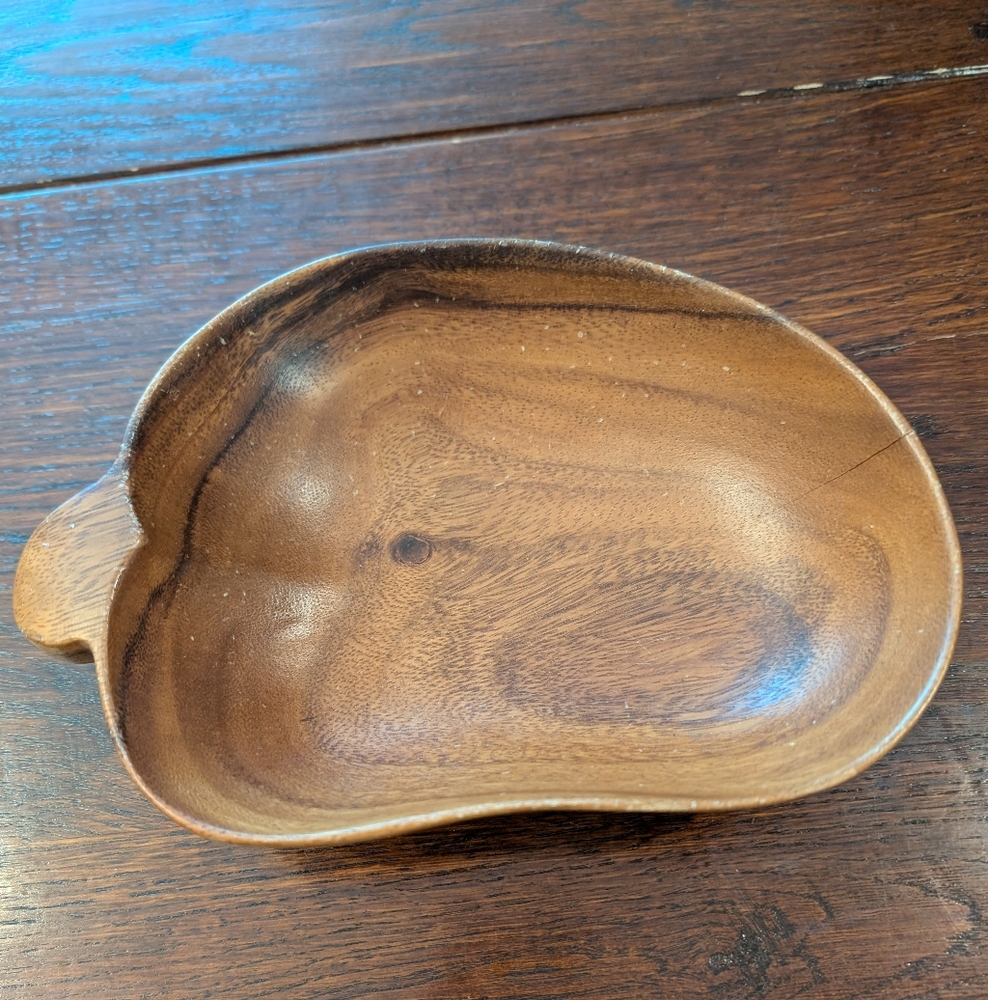 Wooden Monkeypod Bowl/Crystal Storage - Picture 4 of 4
